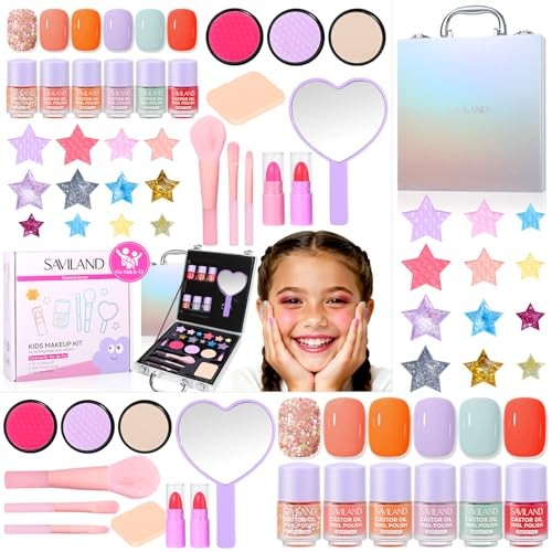SAVILAND Kids Makeup Sets for Girls 5 8 All in 1 Creative