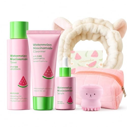 Watermelon Niacinamide Skincare Set for Girls