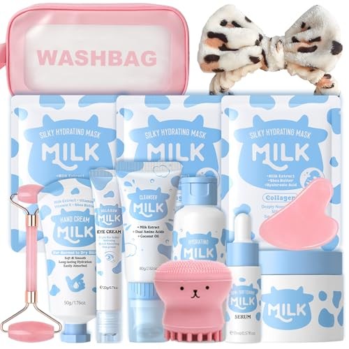 Milk Skin Care for Kids Ages 8 12 14 IN 1 Moisturizing