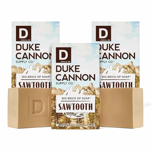 Duke Cannon Big Brick Soap for Men Sawtooth 10 oz 3 Pack