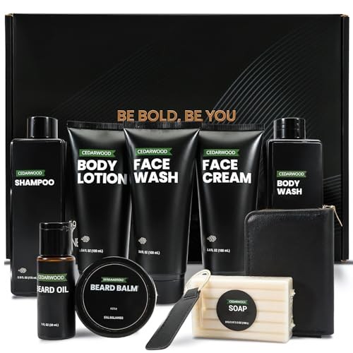 Rinse Robust Beard Kit for Men Gifts for Men Cedarwood Beard