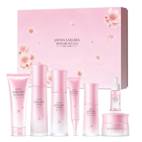 LAIKOU JAPAN SAKURA Skin Care Skin Care Set 7pcs