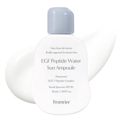 EGF Peptide Water Sun Ampoule SPF50 1 89 fl oz