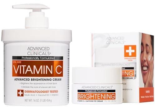 Advanced Clinicals Brightening Vitamin C Body Cream Lotion