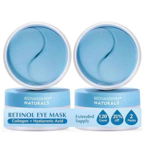 Enaskin Naturals Under Eye Patches for Puffy Eyes Dark