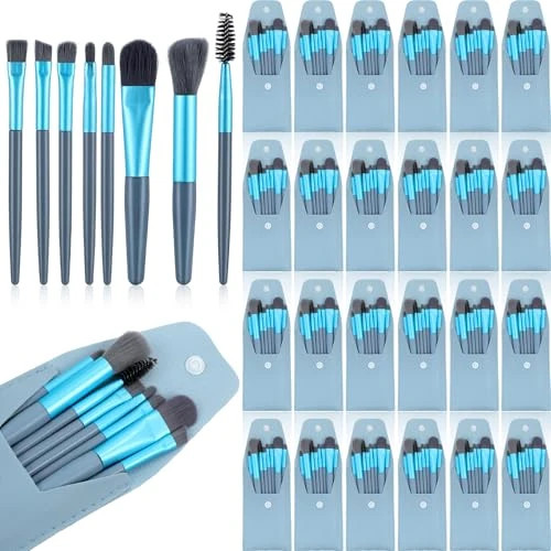 24 Packs Mini Makeup Brushes Travel Set