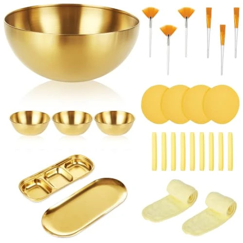 26PCS Face Mask Mixing Kit Stainless Steel Facial Skincare