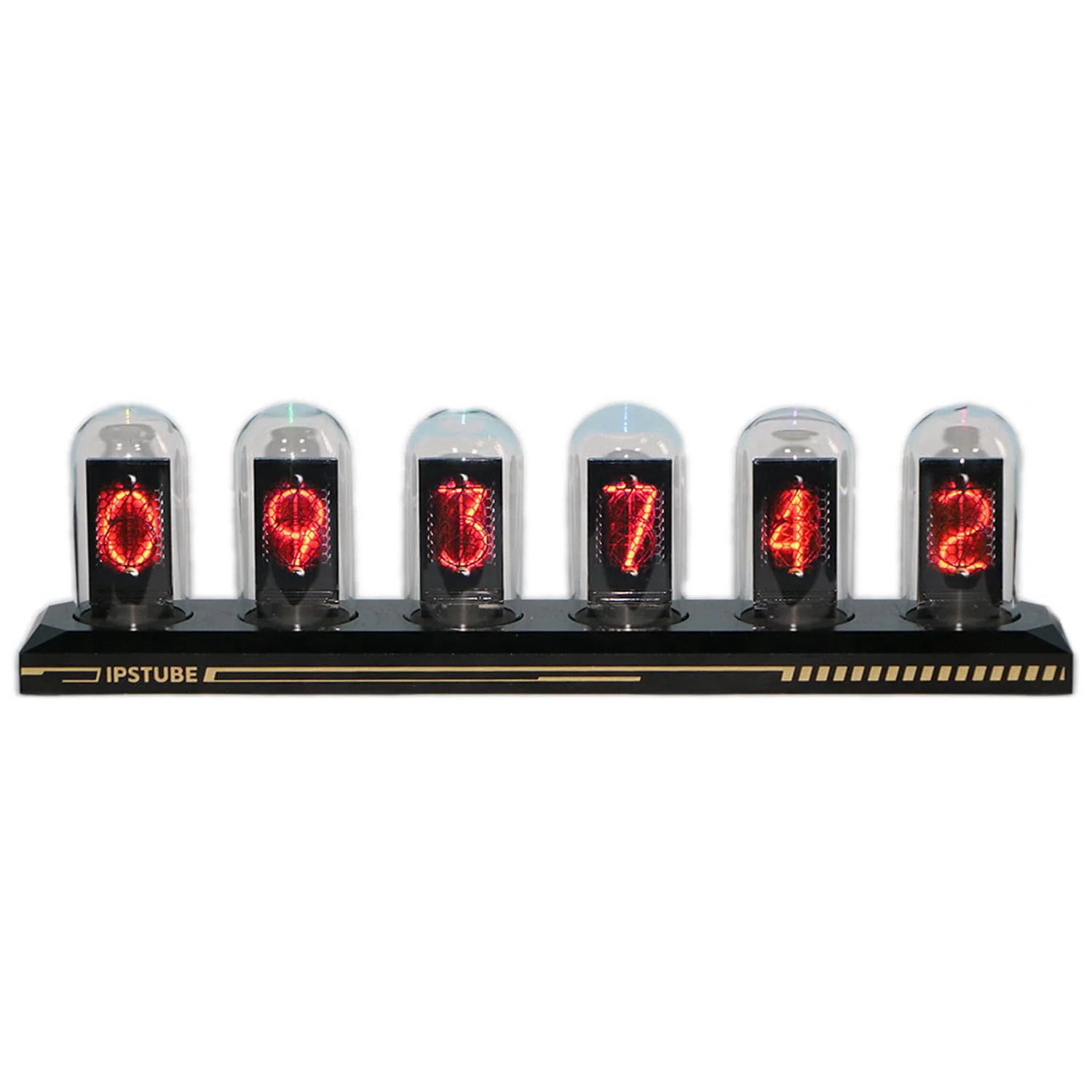 Nixie Tube Clock Glow Tube Clock IPS Color Screen Digital