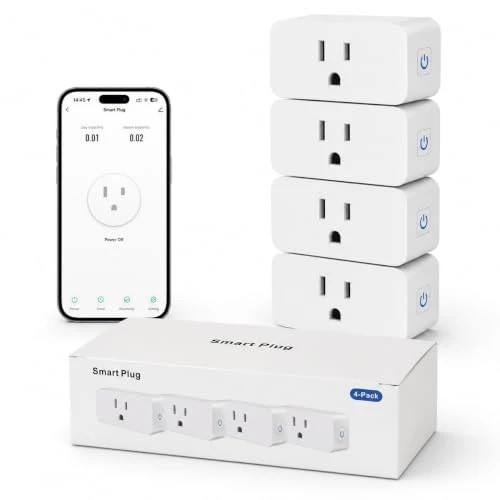Loopo Smart Plug Mini with Energy Monitoring 15A 2 4G Wi Fi