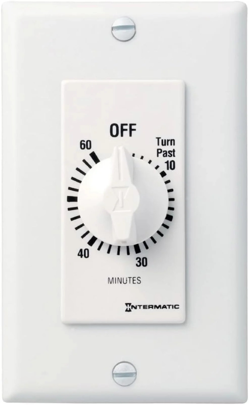 Intermatic SW60MWK 60 Minute Spring Wound Timer White