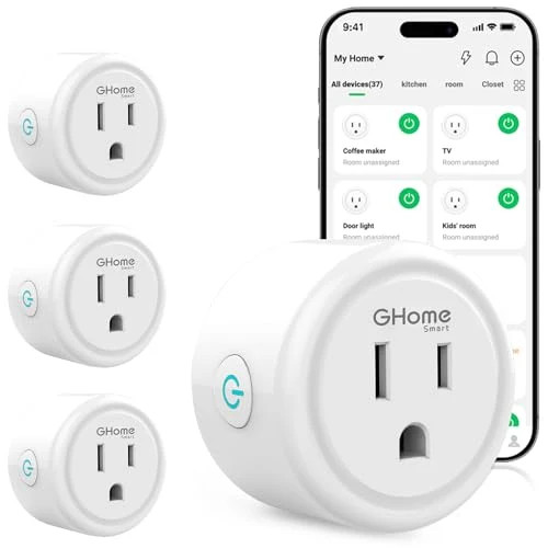 GHome Smart Plug WiFi Smart Plugs that Work with Alexa and