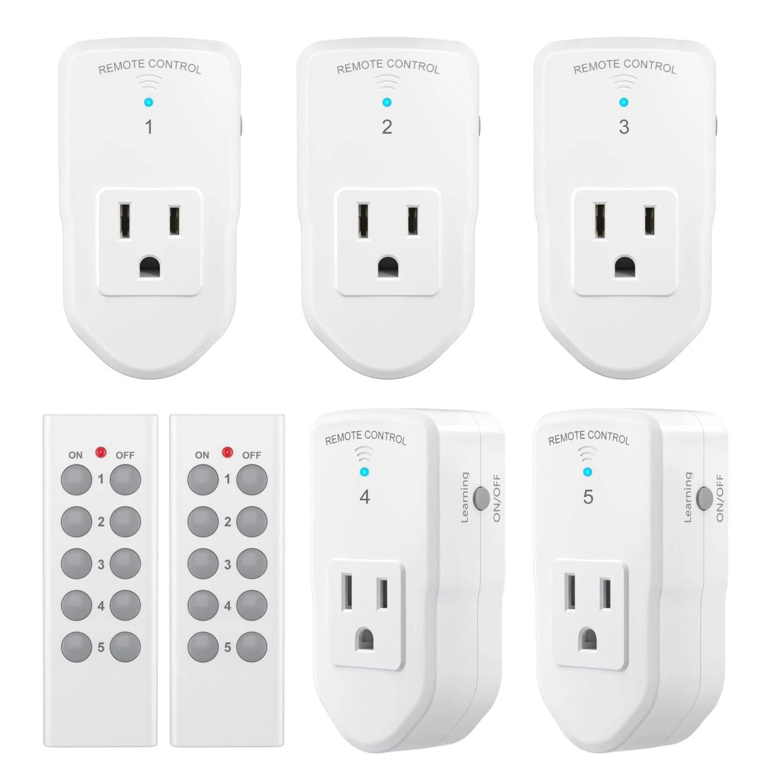 BN LINK Wireless Remote Control Outlet Electrical Switch for