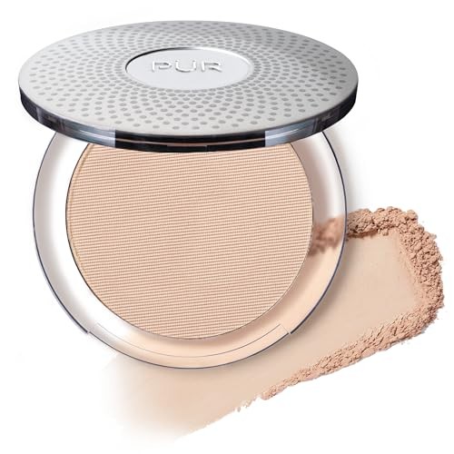 P R 4 in 1 Pressed Mineral Makeup Powder Foundation with SPF