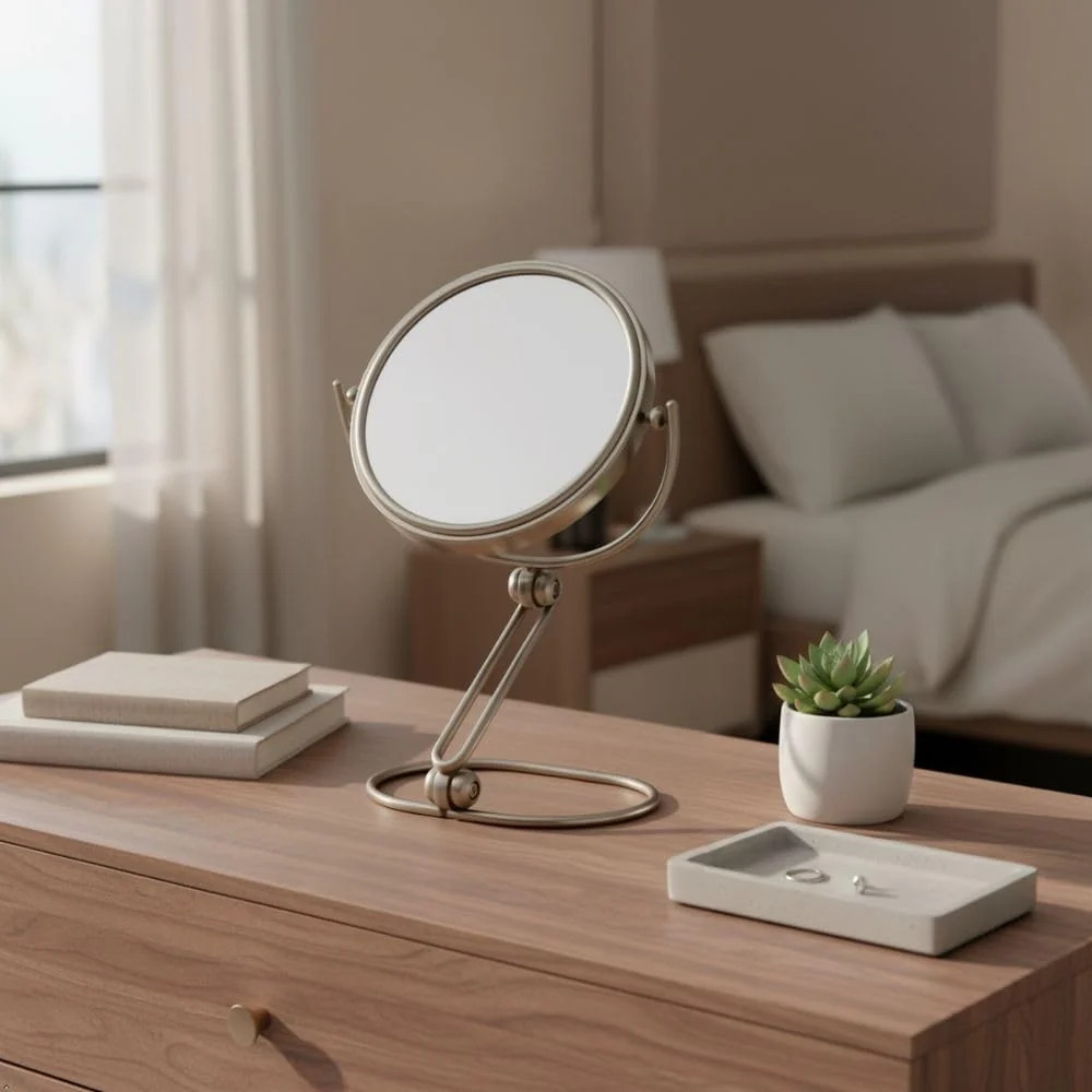 JERDON 5 5 Tabletop Makeup Mirror
