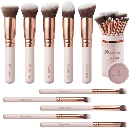 Lamora Kabuki Makeup Brush Set