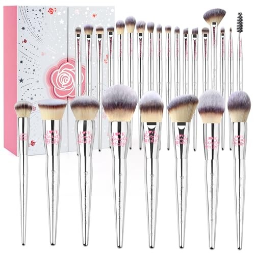 26Pcs PRO Makeup Brushes Set Christmas Gift