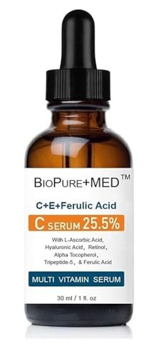 BioPureMED 25 Vitamin CE Ferulic Acid Serum for Face Anti