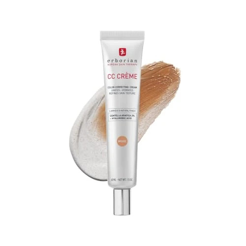 Erborian CC Cream Color Correcting Korean Skincare Bronze 1