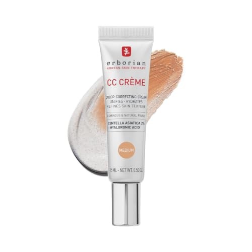 Erborian CC Cream Color Correcting Korean Skincare Medium 0