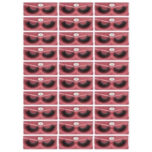 Wholesale Faux Mink Lashes 30 Pairs 3D A03 Medium Length