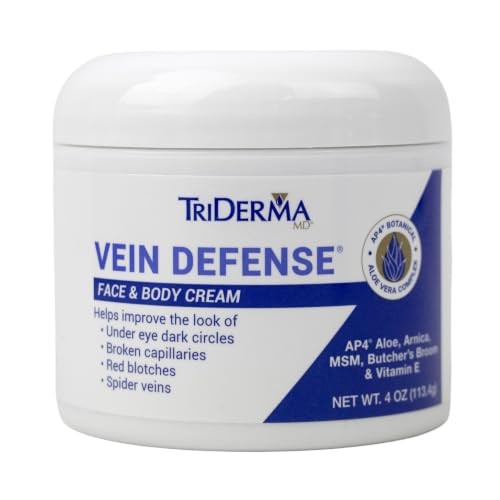TriDerma Vein Defense Healthy Cream Helps Improve the look