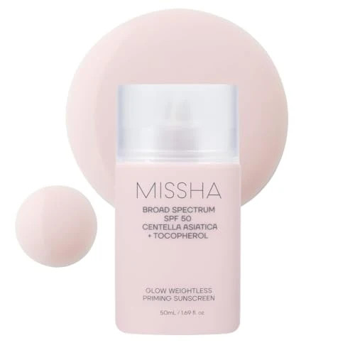 MISSHA Glow Weightless Priming Sunscreen SPF 50 Centella 1