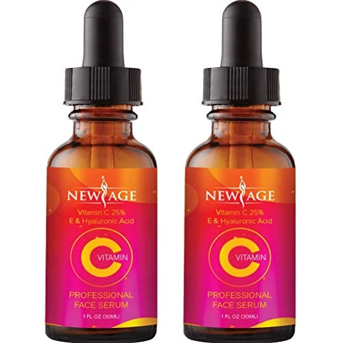 Vitamin C Serum with Hyaluronic Acid for Face and Eyes