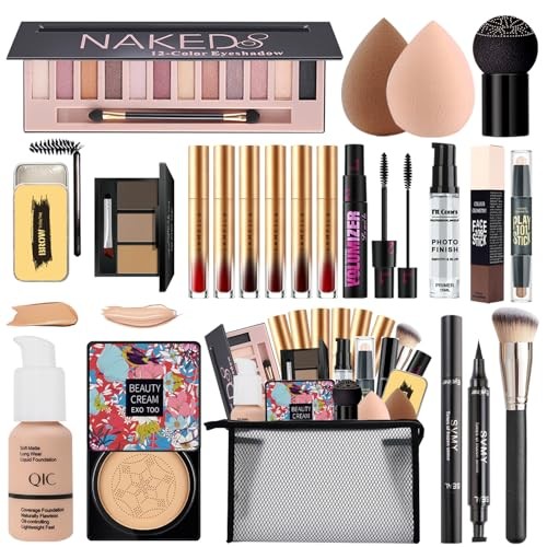 All in One Makeup Kit for Women Full Kit Travel Make Up Gift
