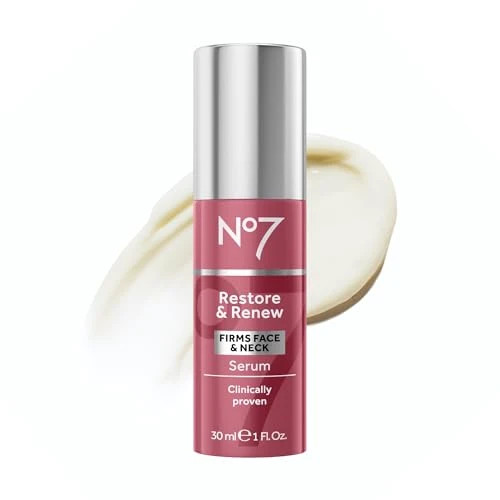 No7 Restore Renew Sculpting Face Neck Serum 1 fl oz