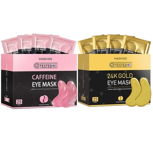 Maskiss 24k Gold Under Eye Patches Caffeine Eye Masks