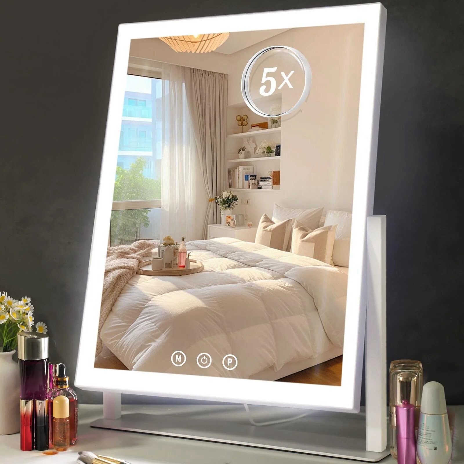 Vanity Mirror with Lights Makeup Mirror with 5X
