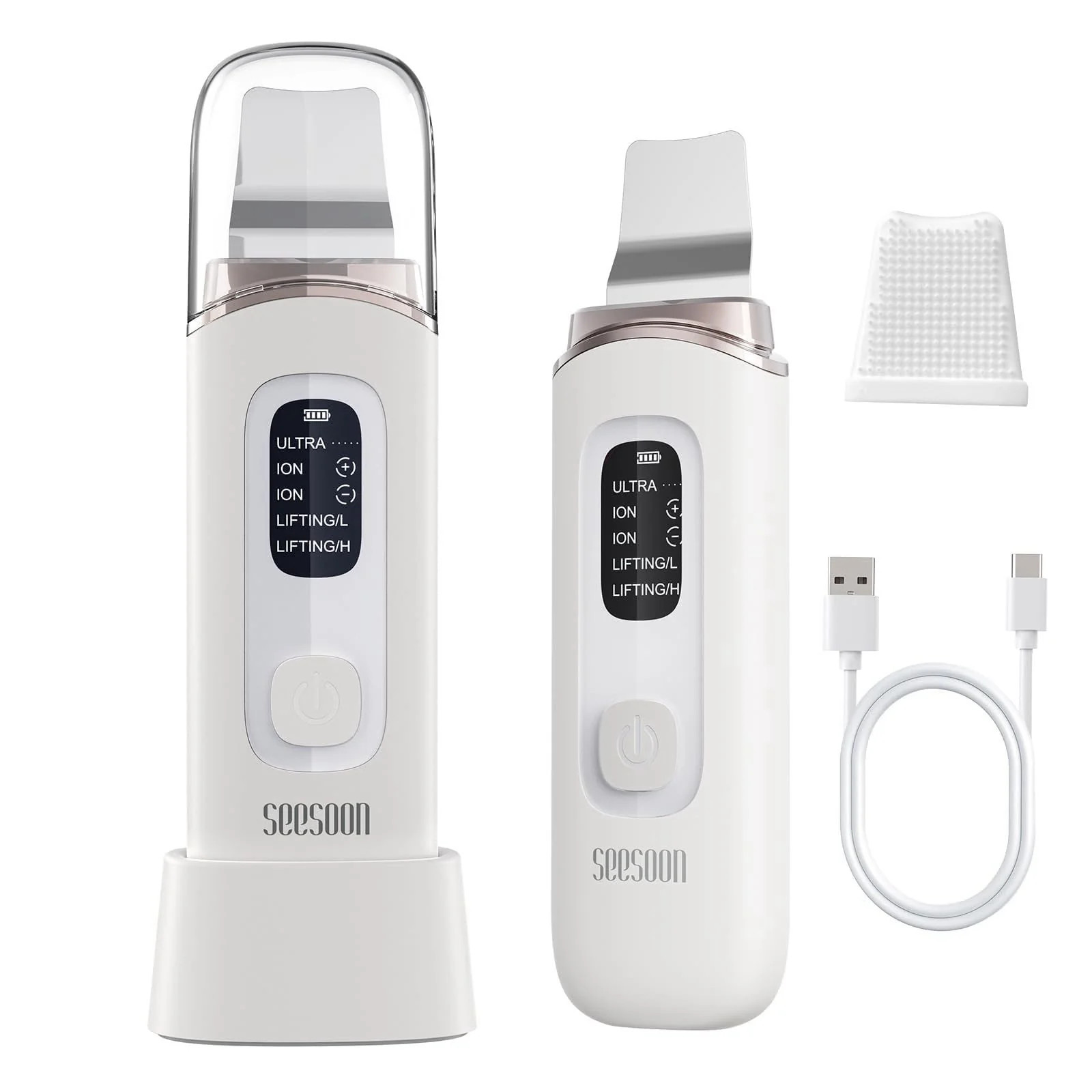 SEESOON Face Scrubber Exfoliator Skin Scrubber Face Spatula
