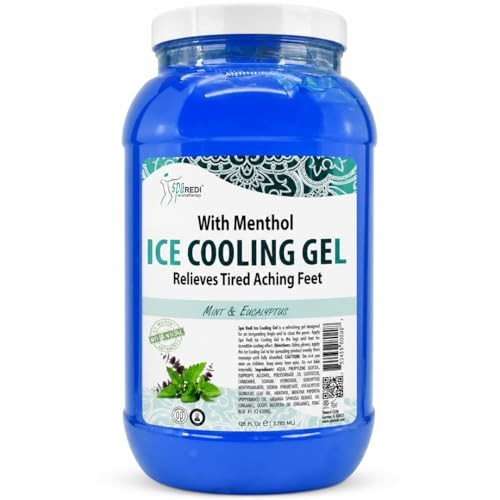 SPA REDI Pedicure Massage Cooling Gel Fast Absorbing 1