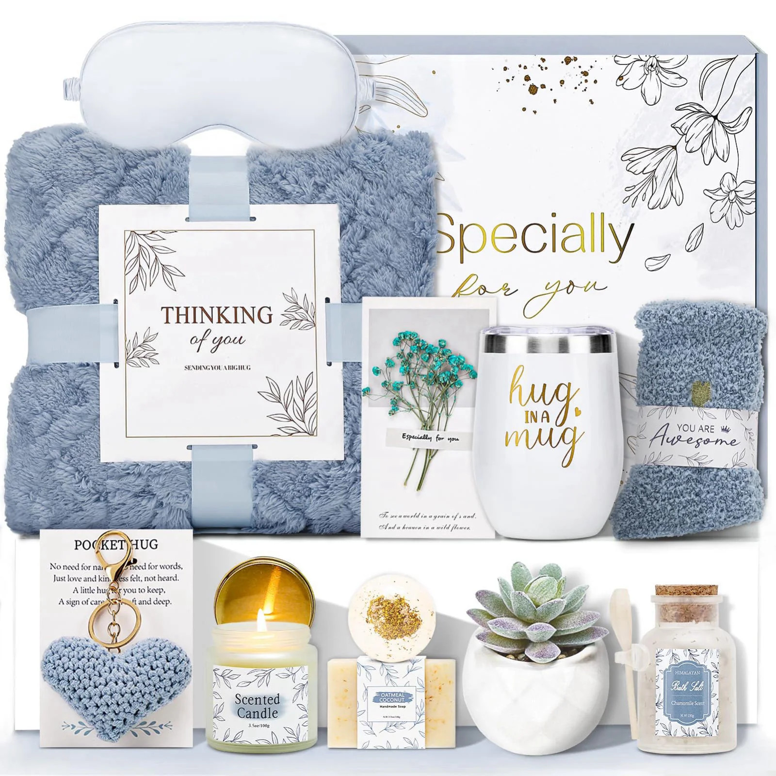 Get Well Gifts for Women Self Care Gifts Basket