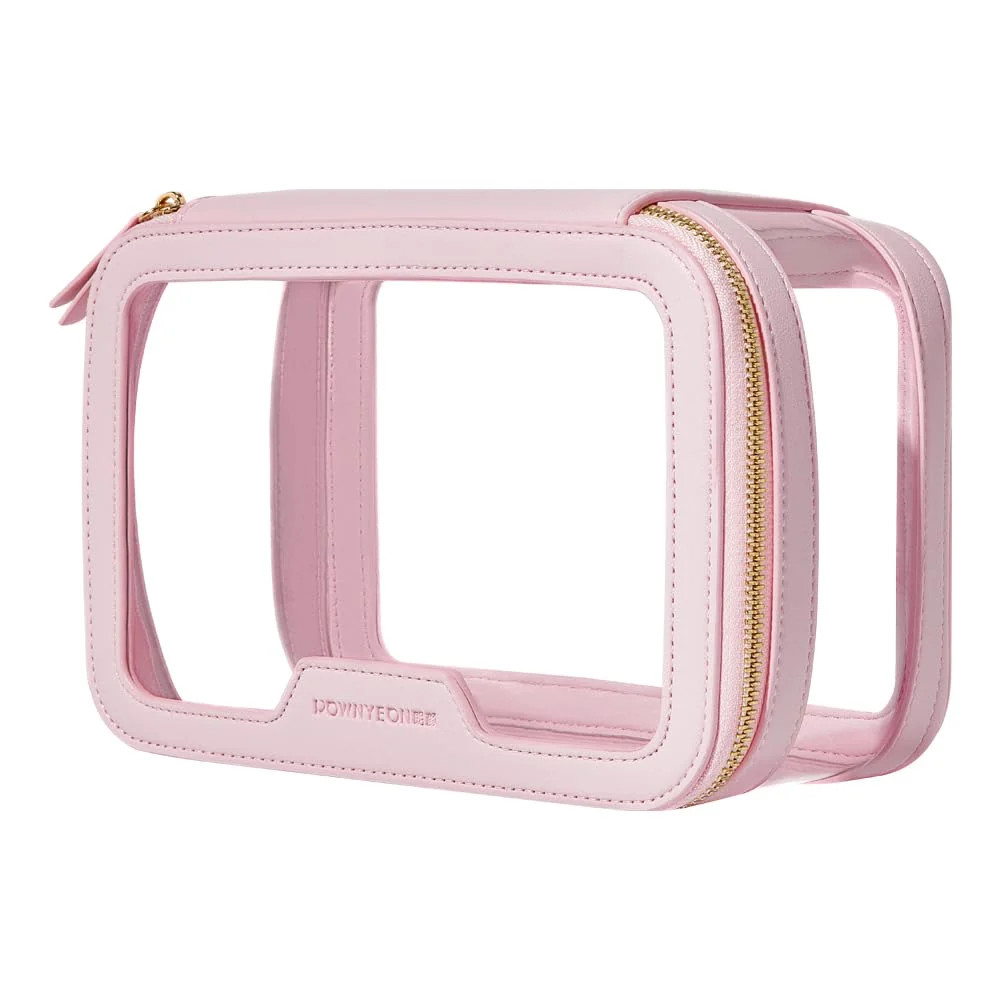 ROWNYEON Clear Makeup Case Toiletry Bag Multipurpose Travel