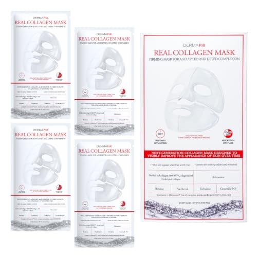 Real Collagen Mask 500DA Collagen Hydrogel Face Mask Pack of