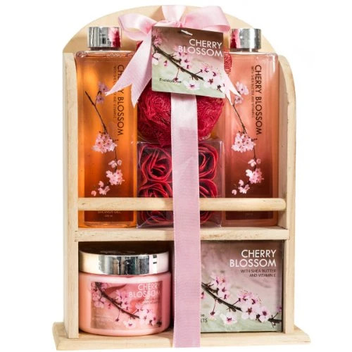Deluxe Cherry Blossom Spa Basket