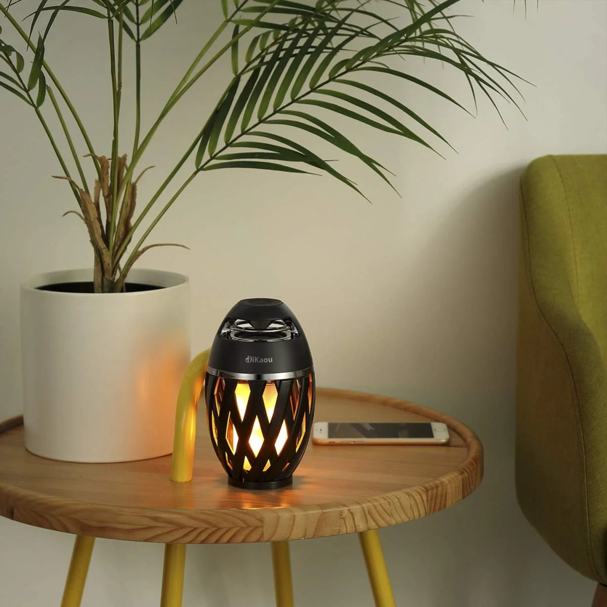 DiKaou LED Flame Outdoor Table Lamp Torch Table Lamp with