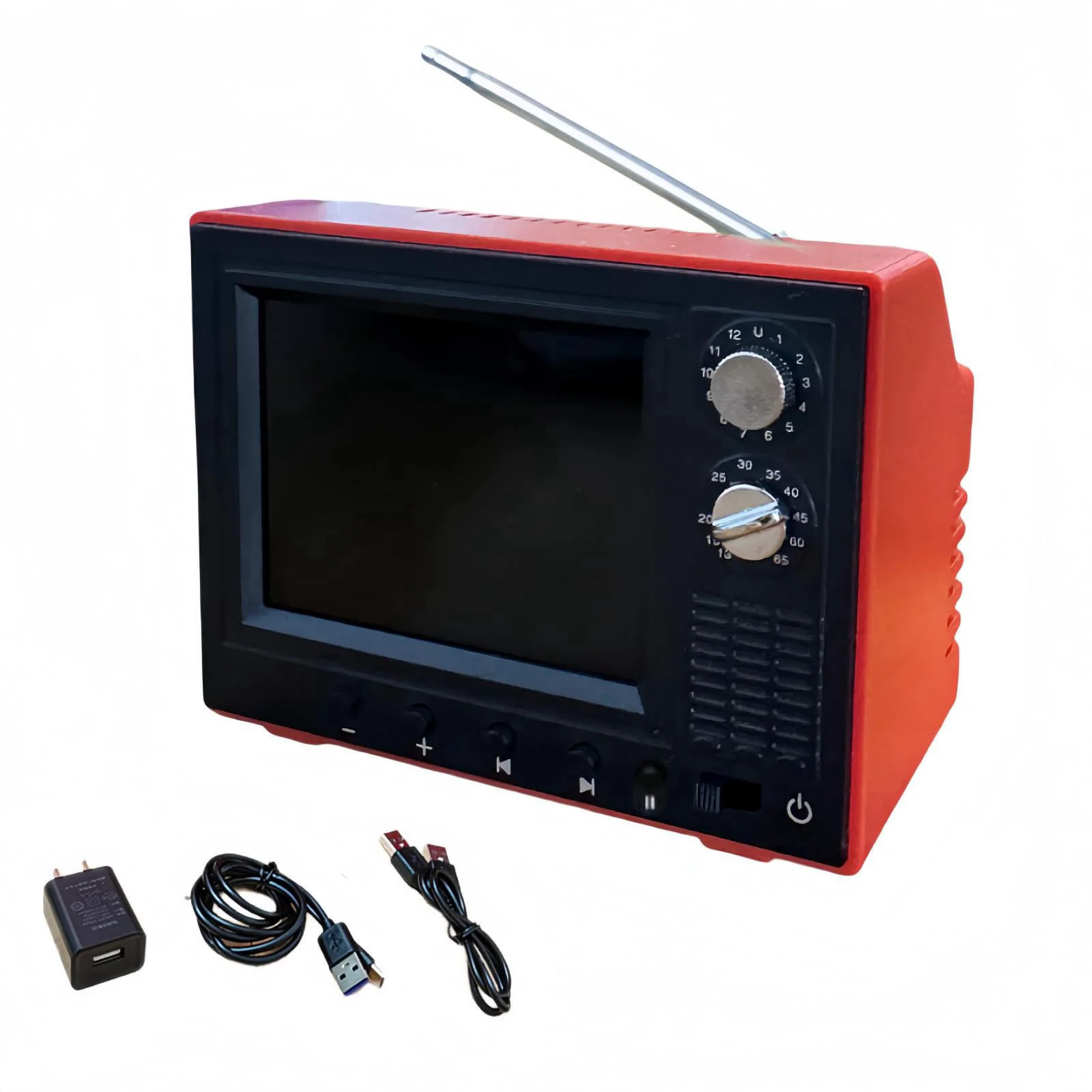 Retro Mini Work TV Toy Tiny Fake Dollhouse TV with 720P
