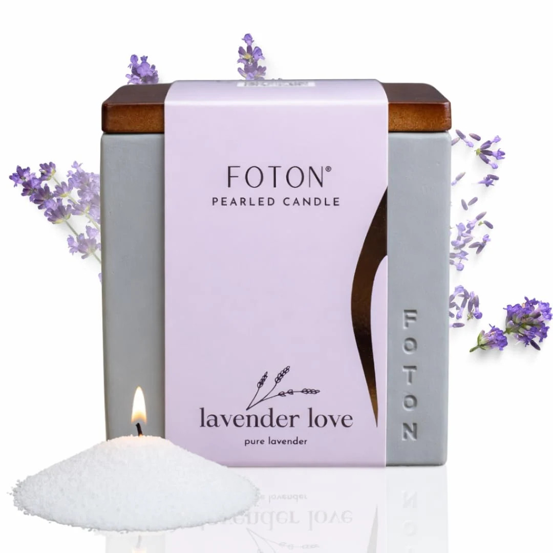 Foton 16 Oz Jar Candles Pearled Candle Sand with 15 Wicks