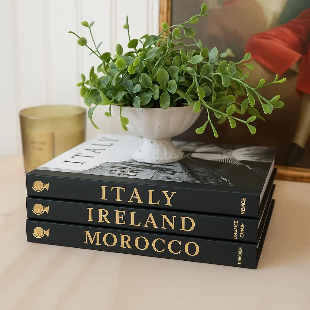 Sanctorum Co Decorative Books for Home Decor 8 x10