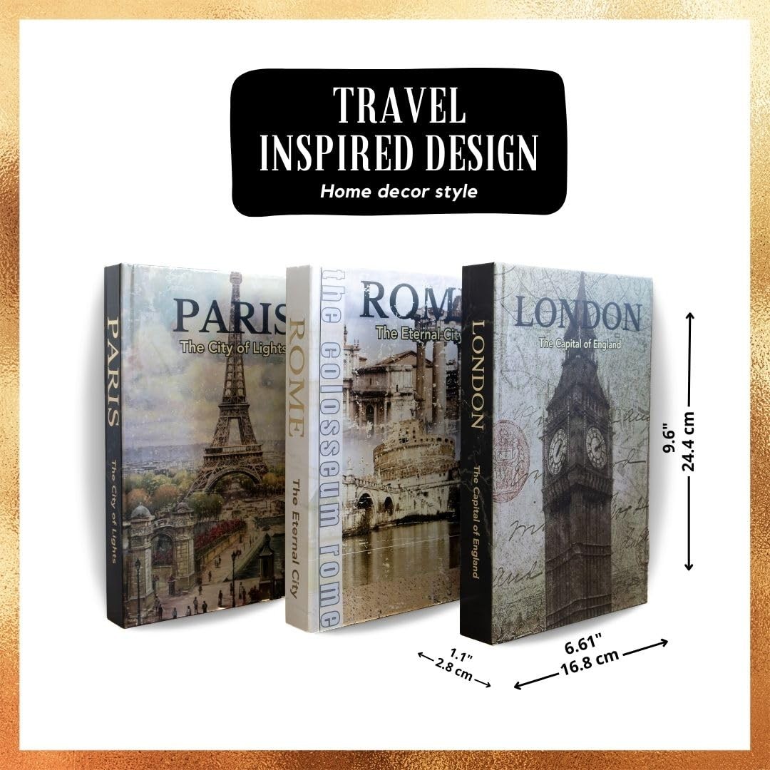 Decorative Books for Home Decor Beautiful Set of 3