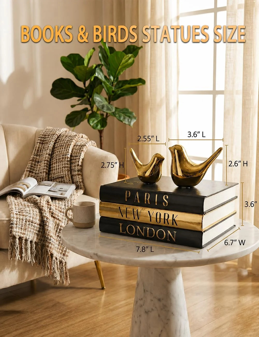 Decorative Books for Home Decor Coffee Table Book Decor
