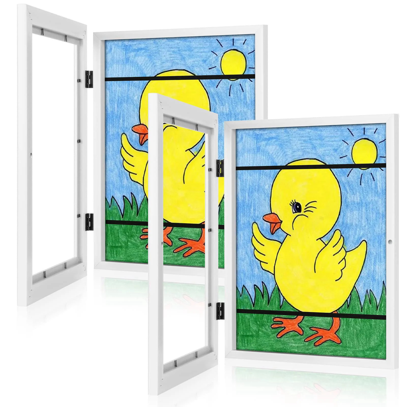 Kids Art Frames 8 5x11 Front Opening Kids Artwork Frames