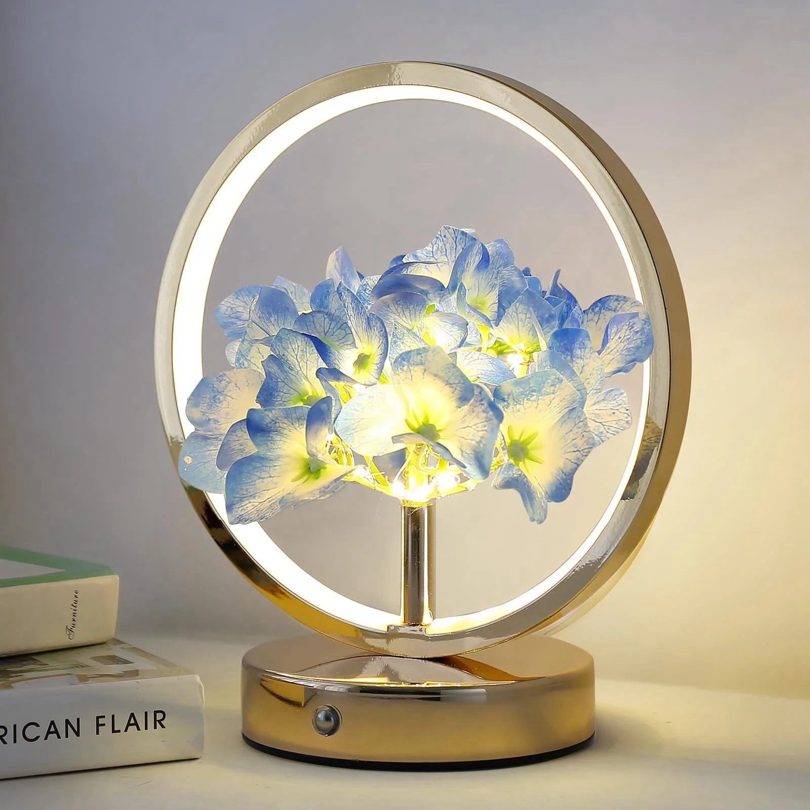 Birthday Gifts for Women Mom Hydrangeas Flower Touch Lamp