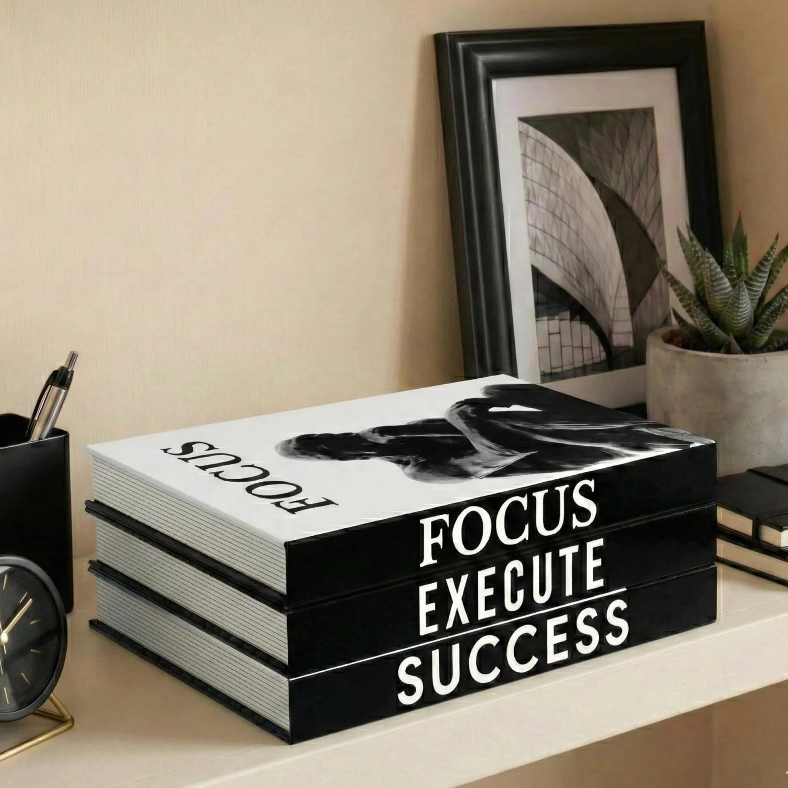 Motivational Decorative Books Set of 3