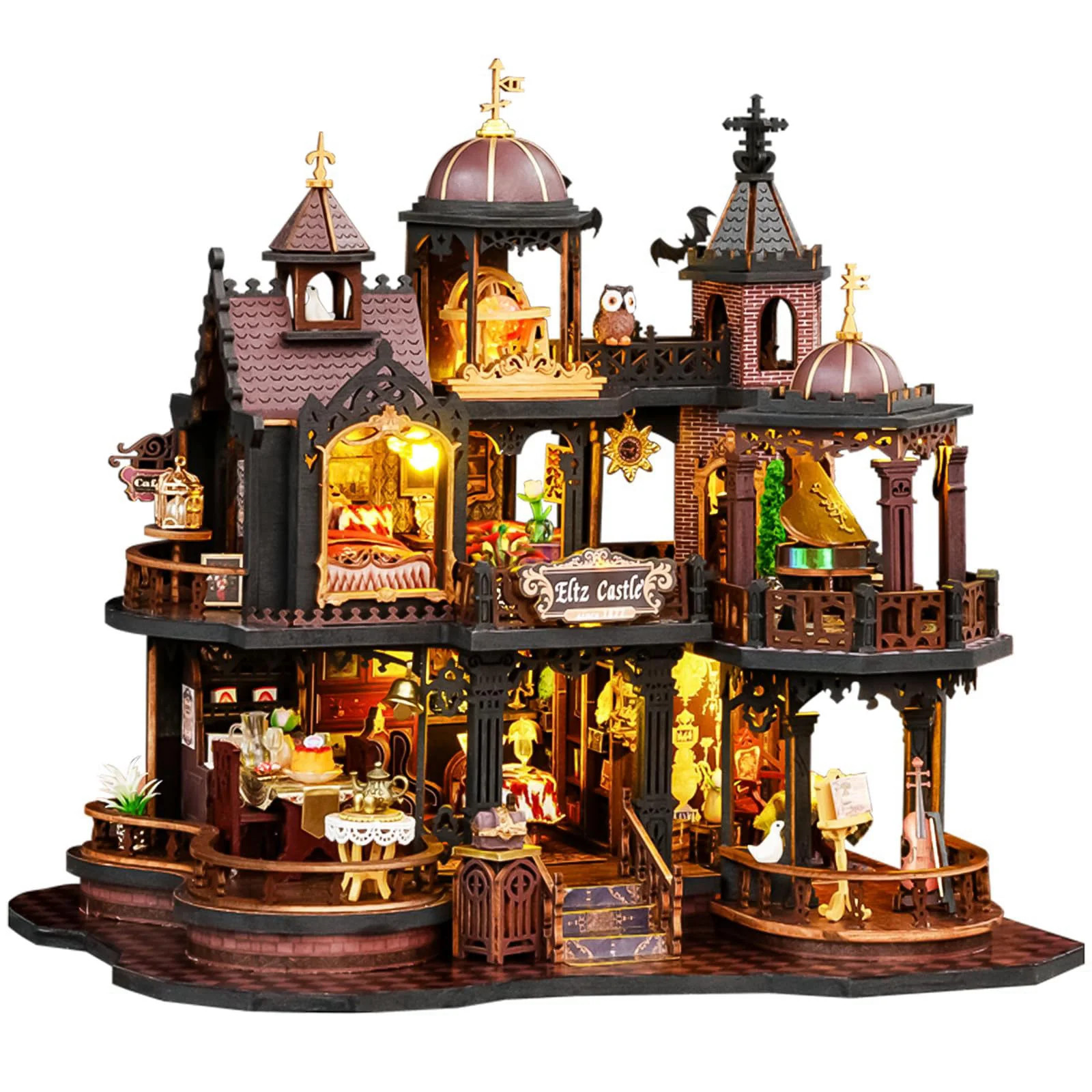 Spilay DIY Miniature House Kit for Adults Miniature