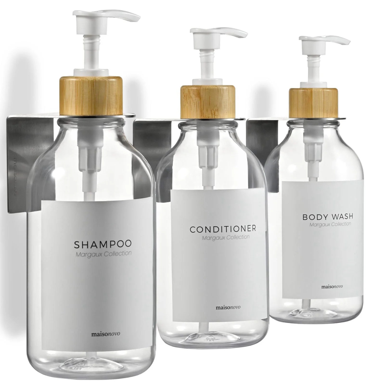 MaisoNovo Shampoo and Conditioner Dispenser
