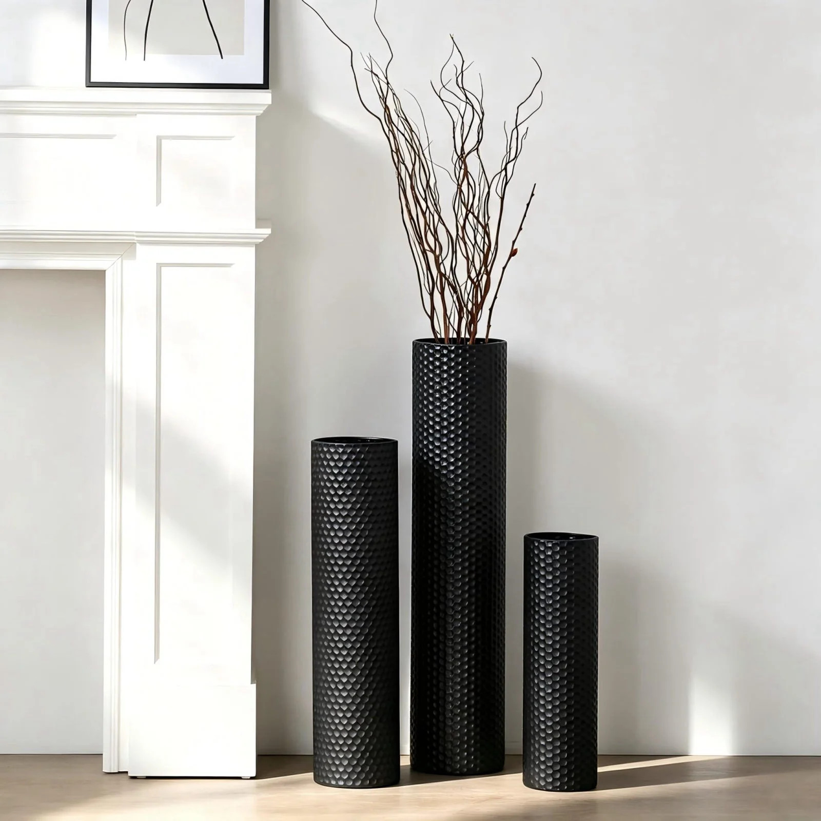 Dnnnii Tall Floor Vases Set of 3