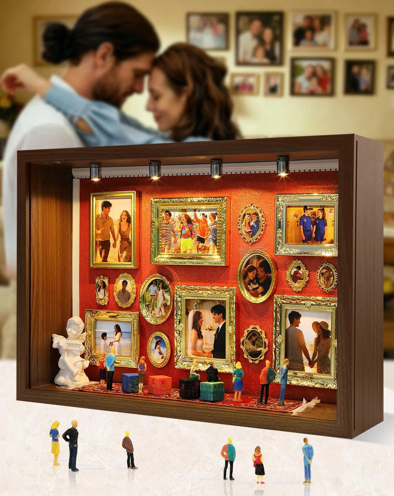 Memory Museum Kit Mini Picture Frame Shadow Box 9 13 3 3